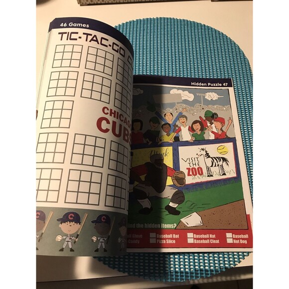 MLB Chicago Cubs Baseball Activity Book by Darla Hall GO CUBS! New - Picture 6 of 11
